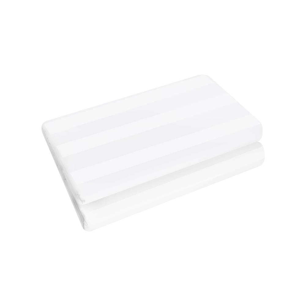 ปลอกผ้านวม DREAMERY CT STRIPE250TN 70X90 นิ้ว สีขาว