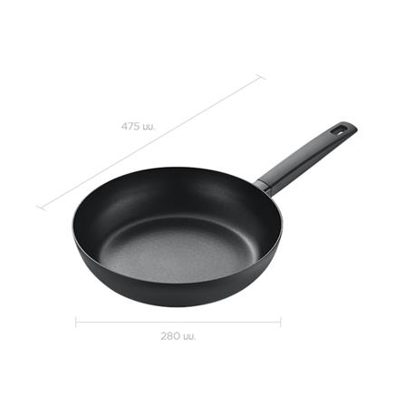 กระทะตื้น 28 ซม. LOCKNLOCK THE BLACK IH สีดำ_6