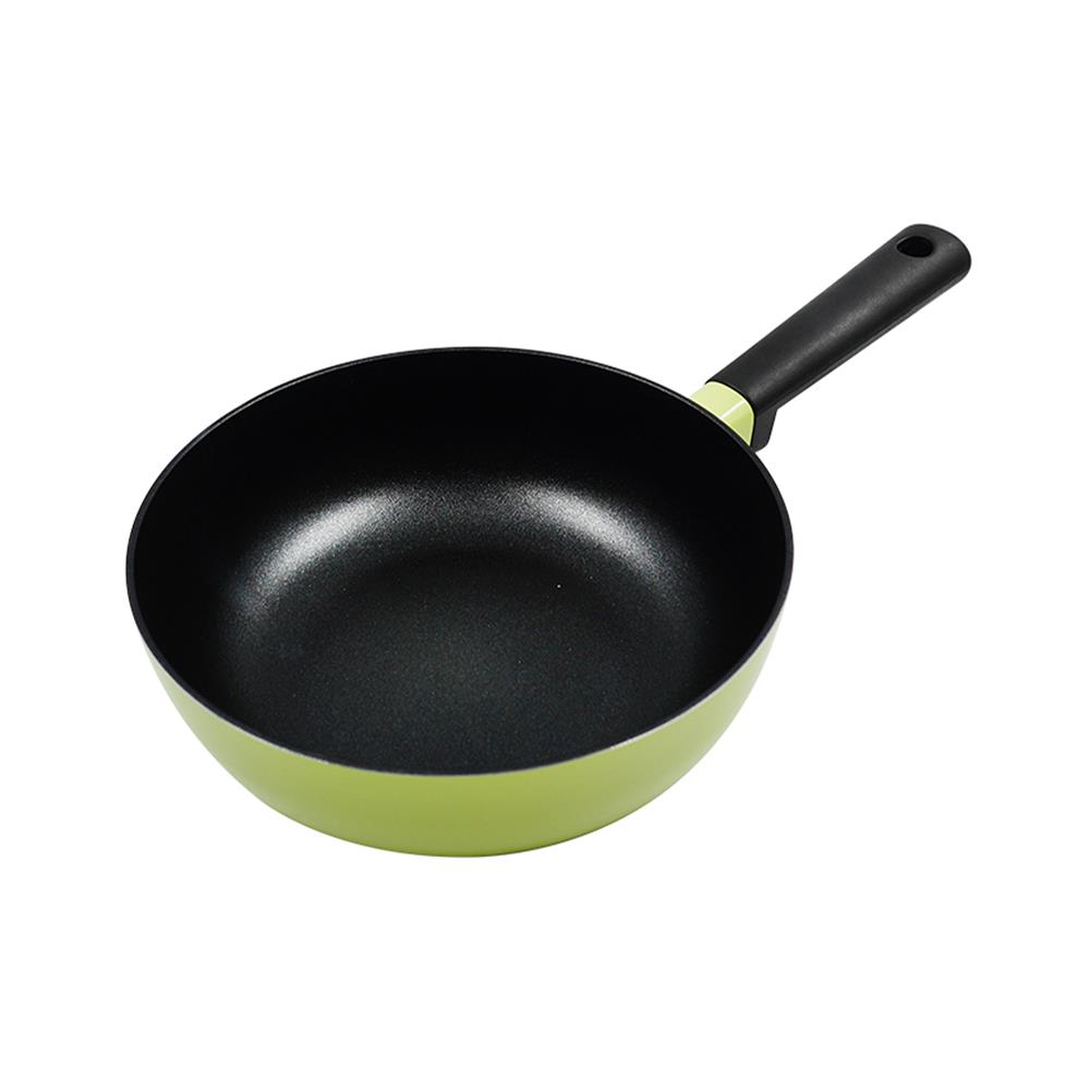 กระทะลึก 22 ซม. LOCKNLOCK DECORE สีเขียว