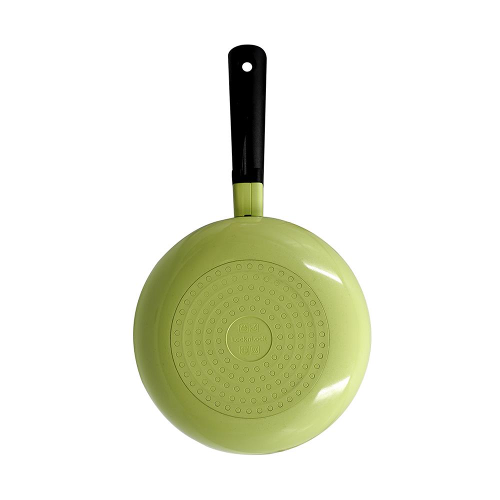 กระทะลึก 22 ซม. LOCKNLOCK DECORE สีเขียว