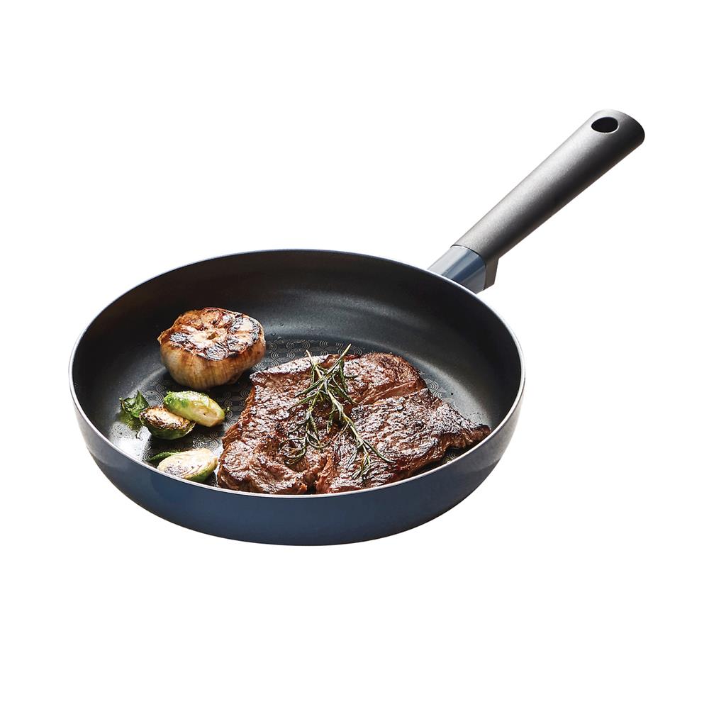 กระทะ 28 ซม. LOCKNLOCK DECORE สีน้ำเงิน