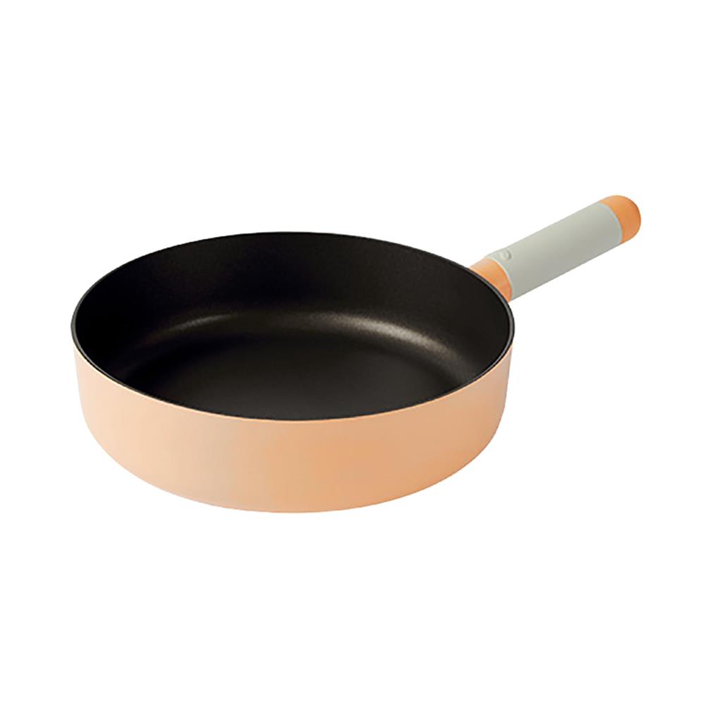 กระทะตื้น 22 ซม. LOCKNLOCK ROLLING POP IH สีส้ม