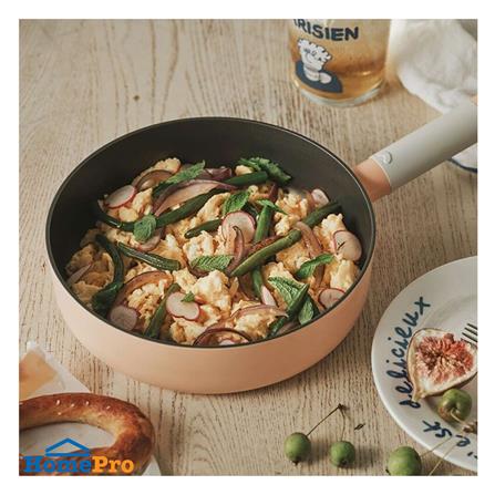 กระทะตื้น 22 ซม. LOCKNLOCK ROLLING POP IH สีส้ม_3