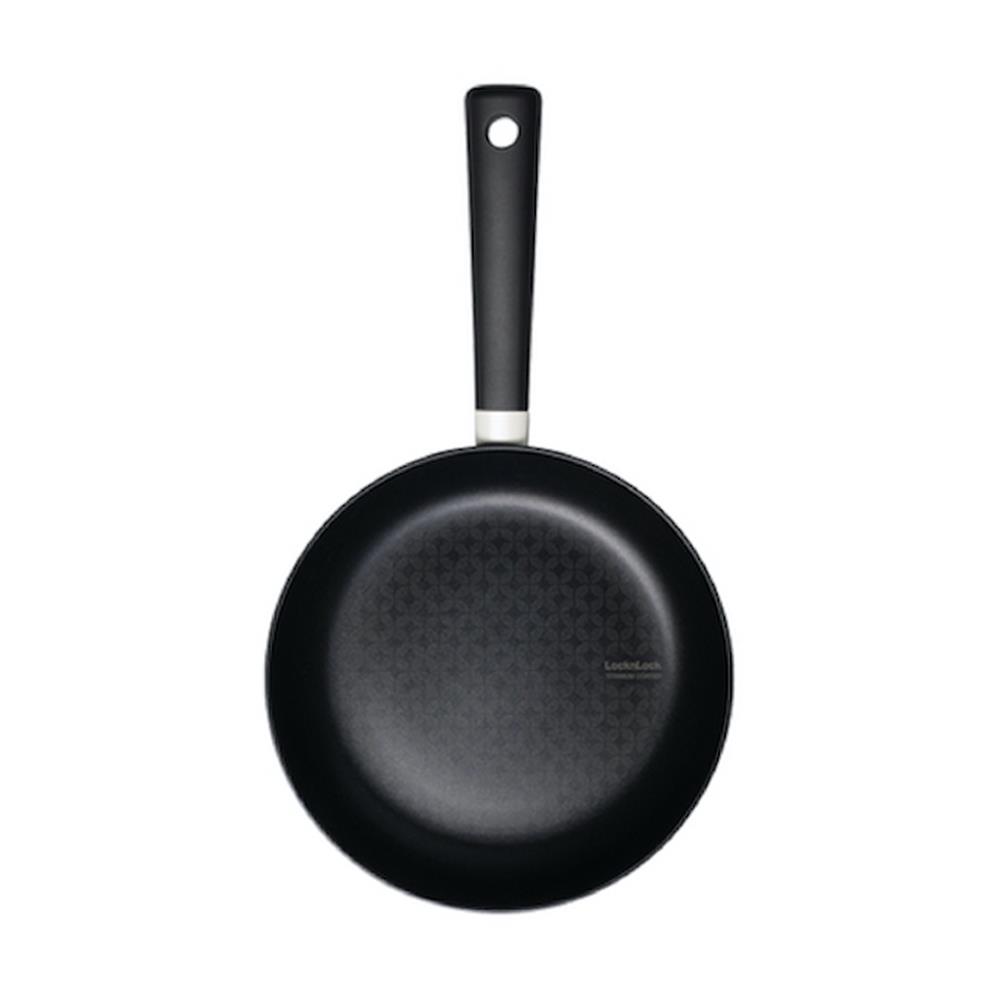 กระทะลึก 24 ซม. LOCKNLOCK DECORE สีครีม