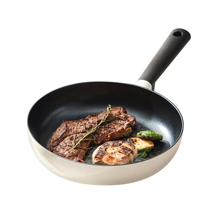 กระทะลึก 24 ซม. LOCKNLOCK DECORE สีครีม_3