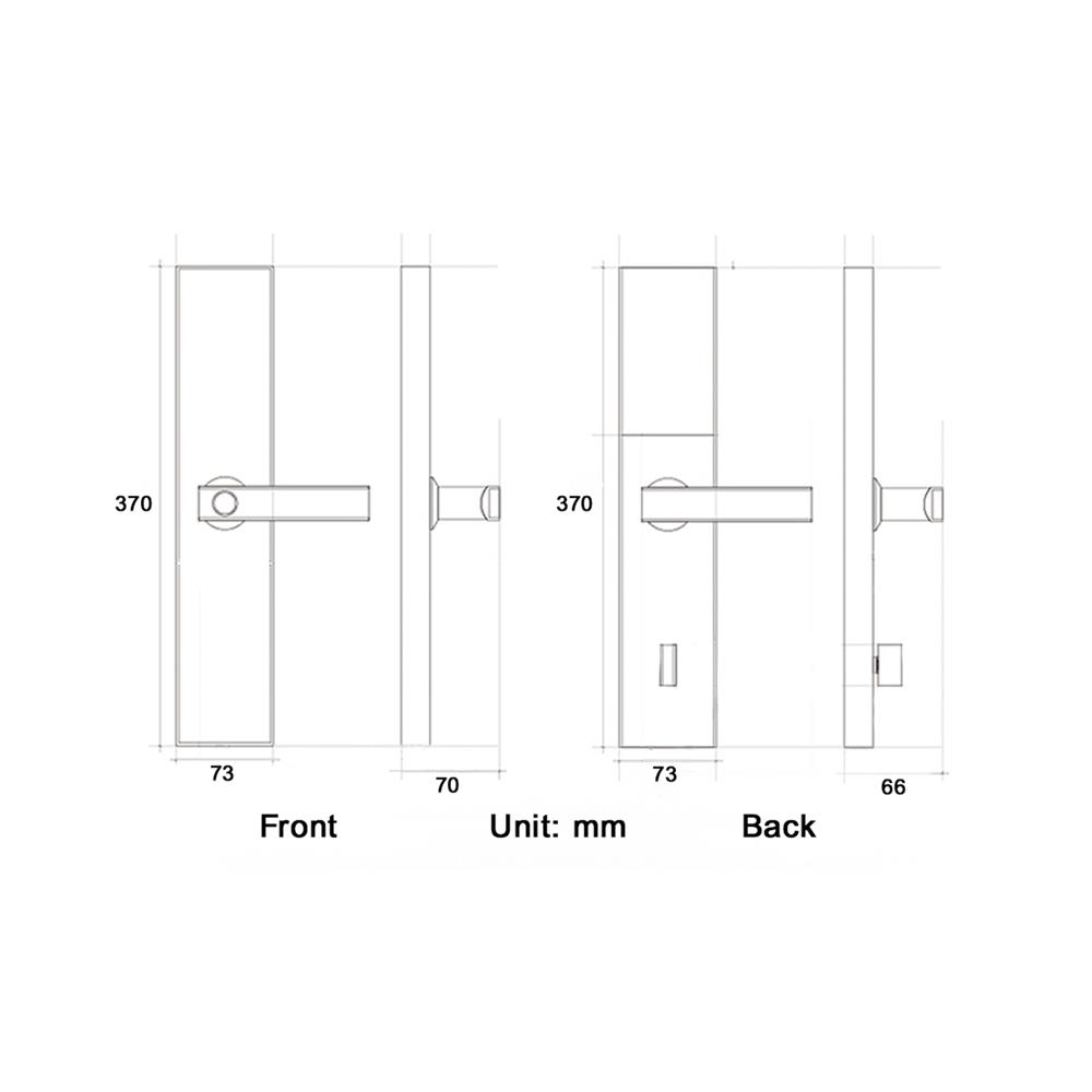 กลอนดิจิตอล HILOCK HL-631B สีดำ