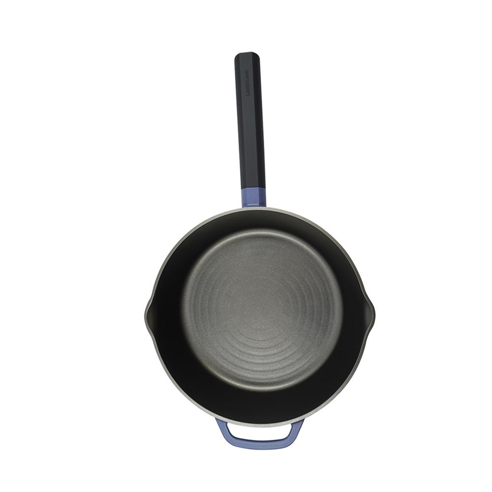 กระทะลึกพร้อมฝา 24 ซม. LOCKNLOCK สีน้ำเงิน