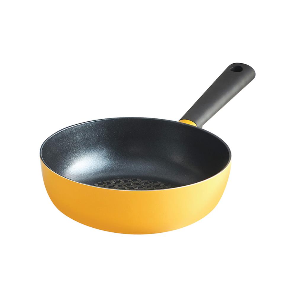 กระทะ 22 ซม. LOCKNLOCK DECORE สีเหลือง