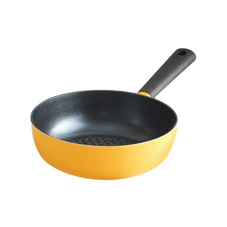 กระทะ 22 ซม. LOCKNLOCK DECORE สีเหลือง_0