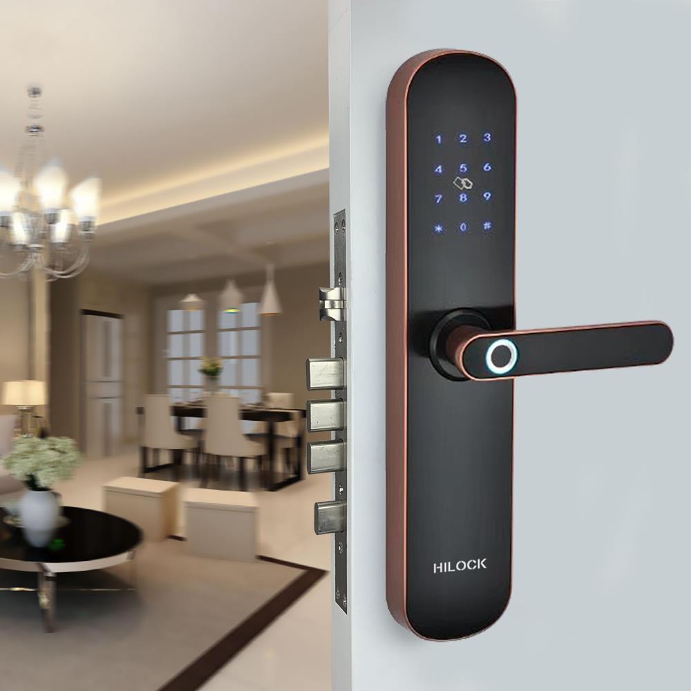 กลอนดิจิตอล HILOCK HL-611R สีทองแดงรมดำ