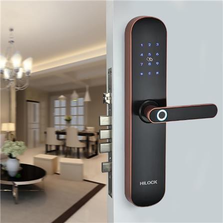 กลอนดิจิตอล HILOCK HL-611R สีทองแดงรมดำ_3