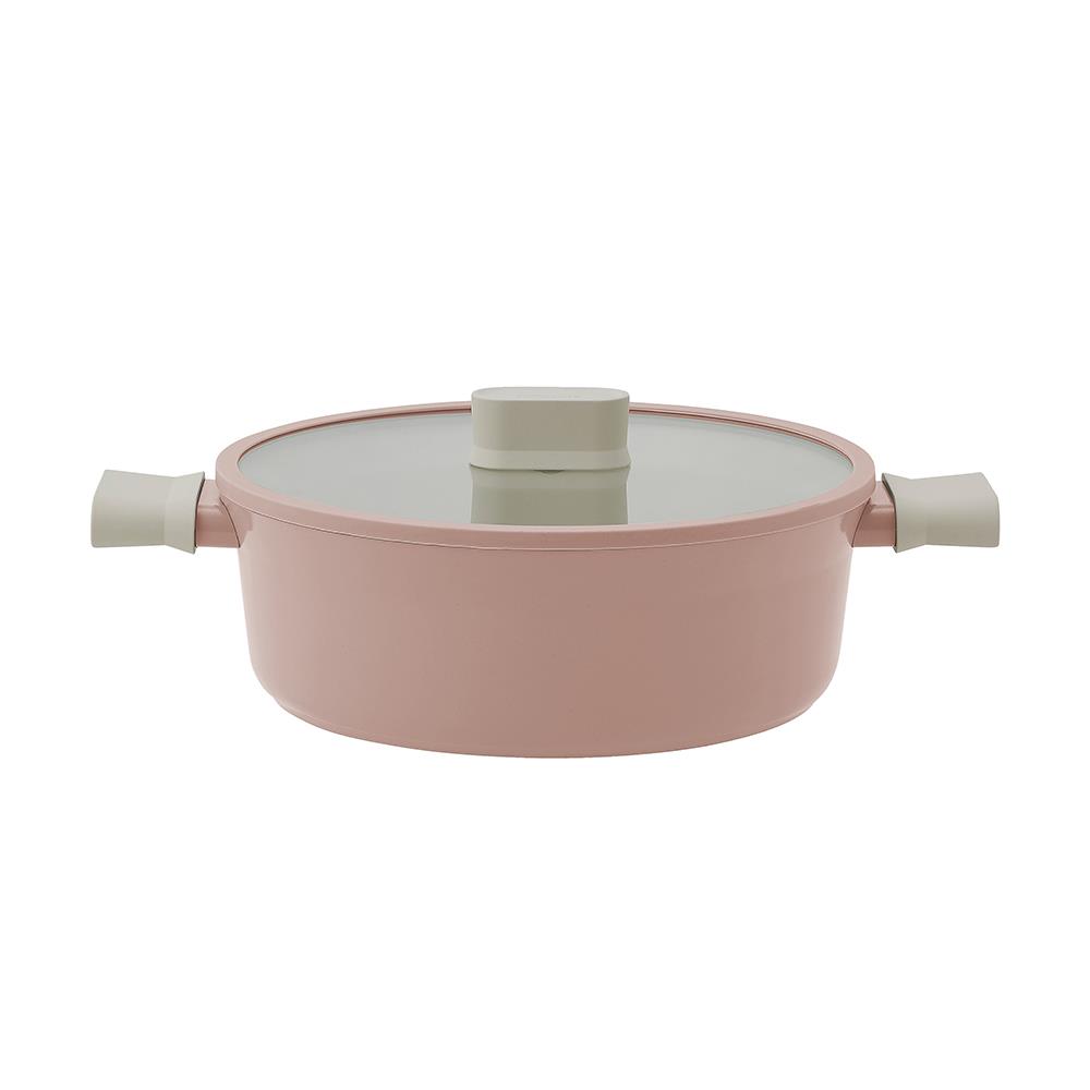 หม้อ 24 ซม. LOCKNLOCK SUIT สีชมพู