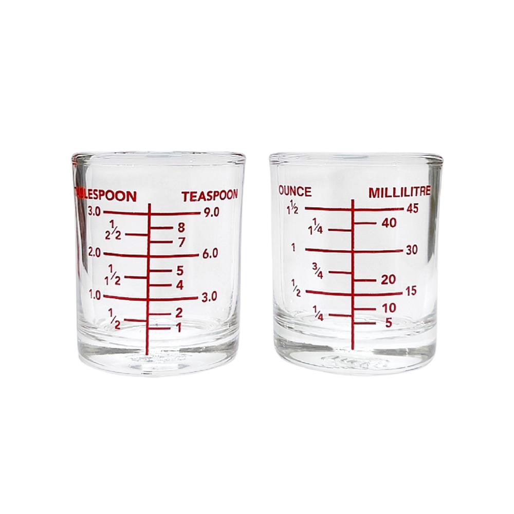 แก้วตวง 45 มล. LUCKY GLASS SCALE (แพ็ก 12 ใบ)