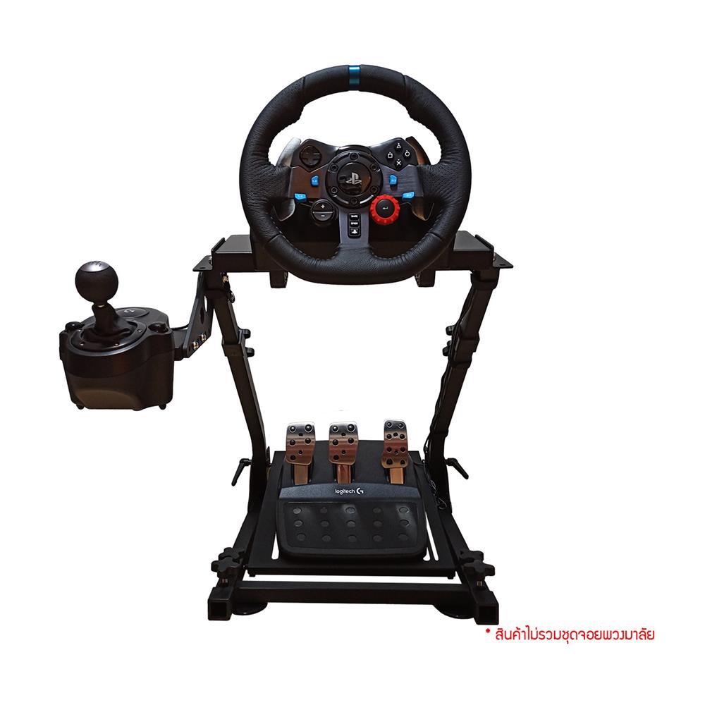 ที่นั่งเล่นเกมขับรถพร้อมเบาะนั่ง JSCOCKPIT GT3 FULL COCKPIT สีดำ