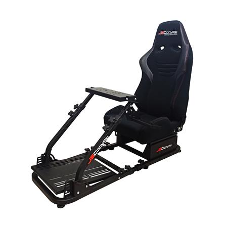 ที่นั่งเล่นเกมขับรถพร้อมเบาะนั่ง JSCOCKPIT GT3 FULL COCKPIT สีดำ_0