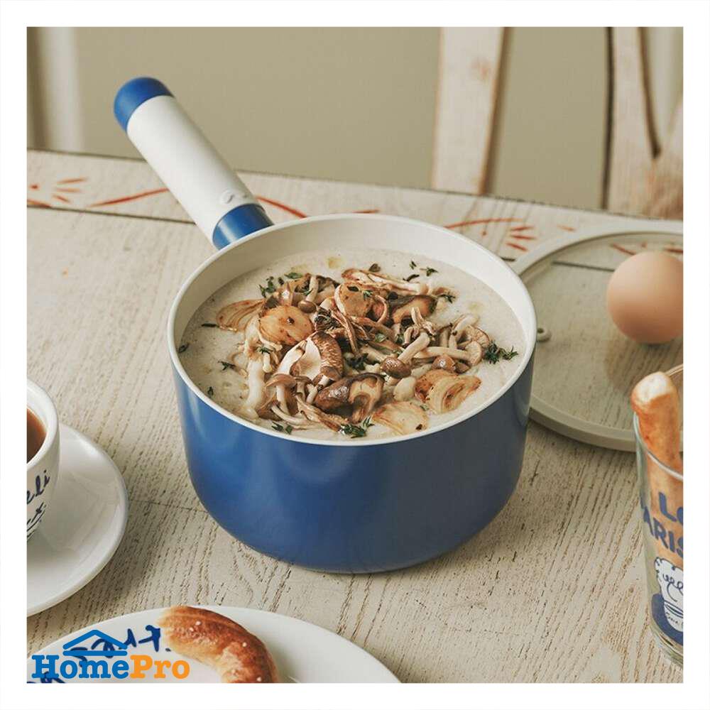 หม้อด้าม 16 ซม. LOCKNLOCK ROLLING POP IH สีน้ำเงิน