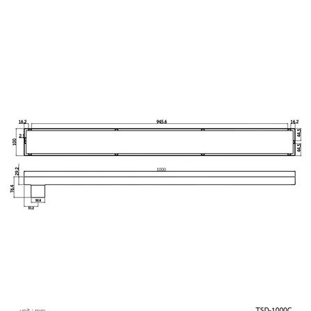 รางน้ำทิ้ง WS TSD-1000C 100 ซม._2