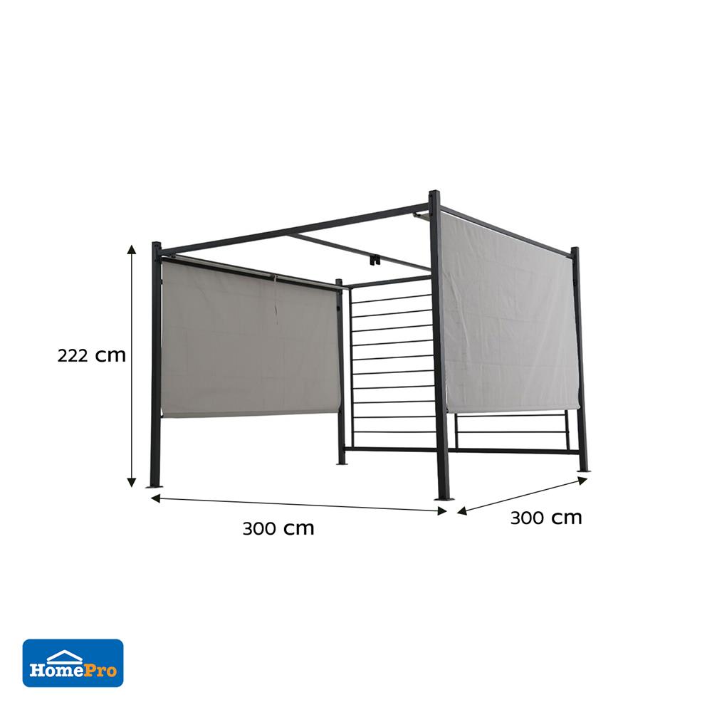 เต็นท์สนาม SPRING KOTA 3x3 เมตร สีดำ