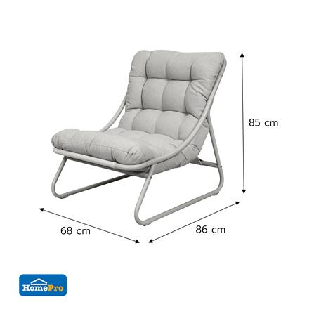 ชุดโซฟาสนาม 4 ที่นั่ง SPRING PANACEA สีเทาอ่อน_8