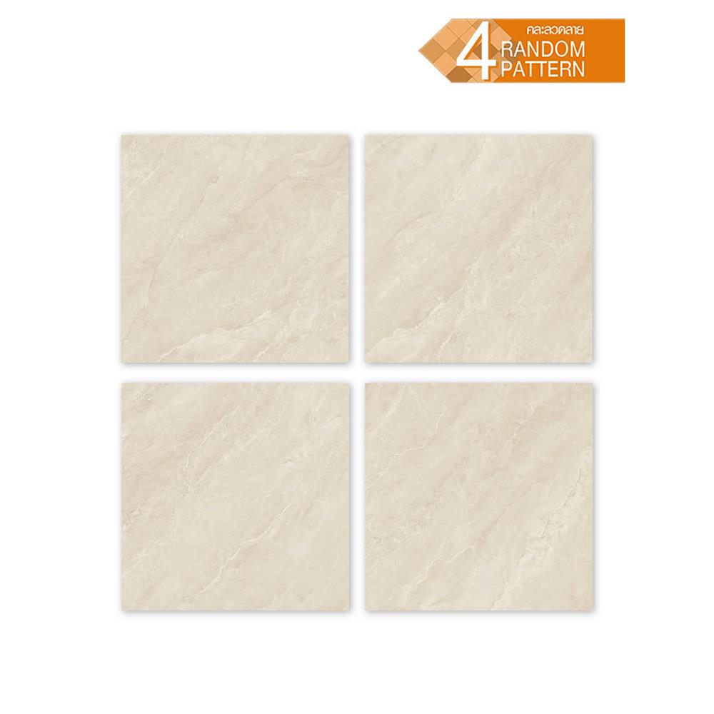 กระเบื้องพื้น 40x40 ซม. TARA คอร่ามาร์เบิ้ล เบจ 0.96 ตร.ม.