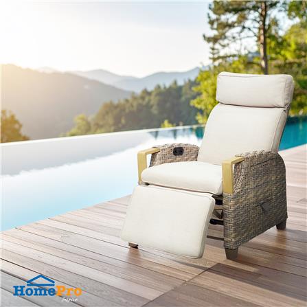 เก้าอี้พักผ่อน SPRING MOOR สีเทาอ่อน_7