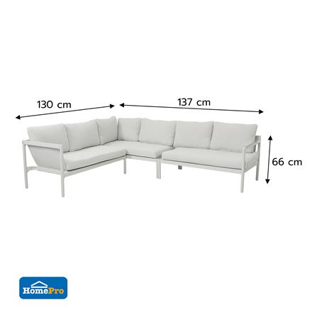 ชุดโซฟาสนาม 5 ที่นั่ง SPRING CAVAN สีเทา_7