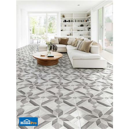 กระเบื้องพื้น 40x40 ซม. TARA คิวบิก เทา 0.96 ตร.ม._1
