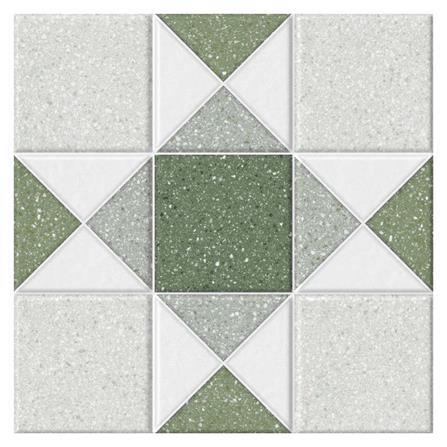 กระเบื้องพื้น 12x12 นิ้ว TARA ร็อคสแควร์ เขียว PM 1 ตร.ม._0