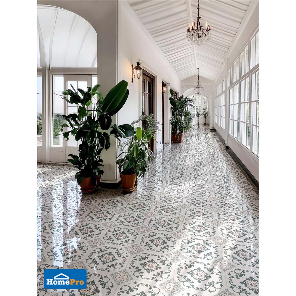 กระเบื้องพื้น 40x40 ซม. TARA นารา เขียว 0.96 ตร.ม.