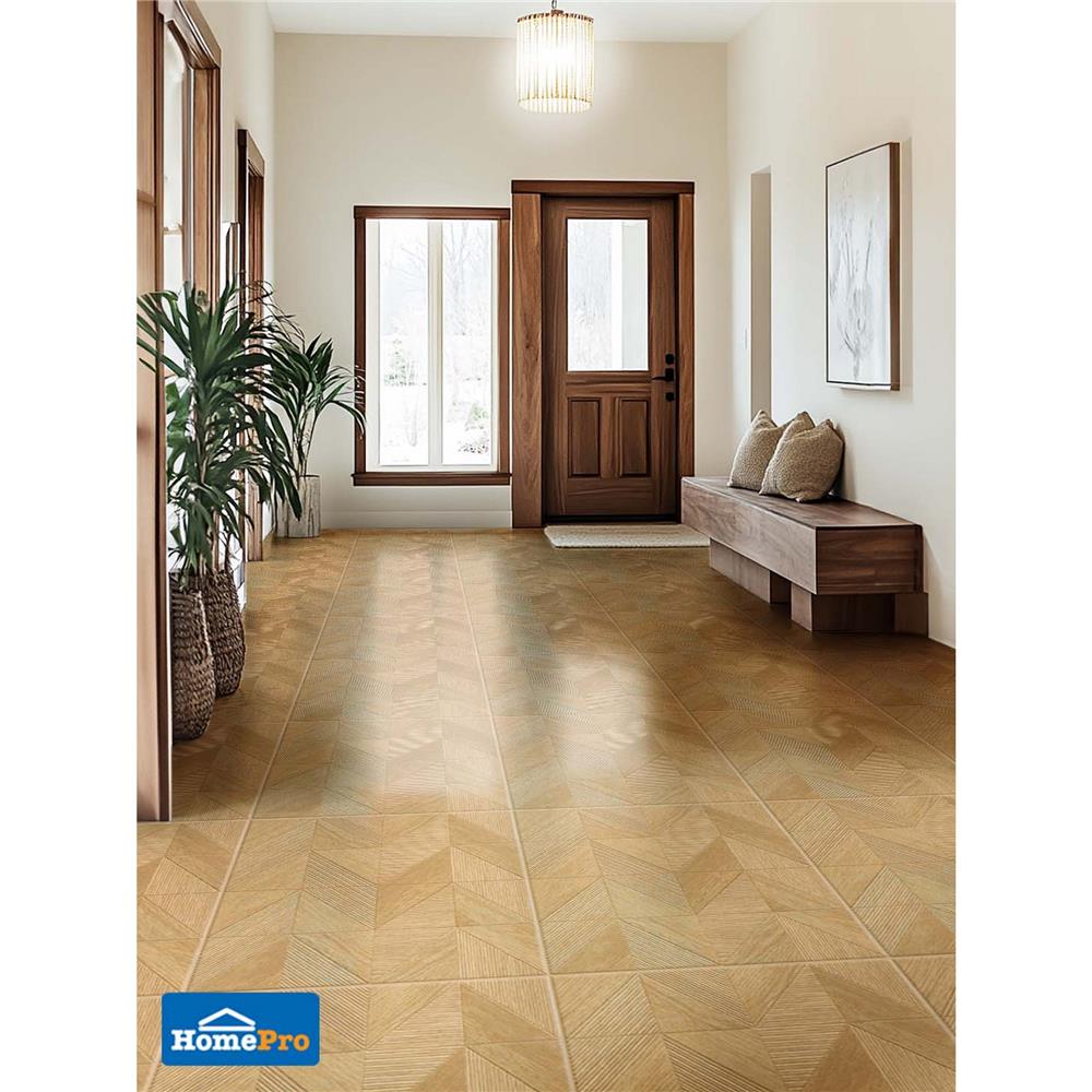 กระเบื้องพื้น 40x40 ซม. TARA เจคอบวู้ด น้ำตาล 0.96 ตร.ม.