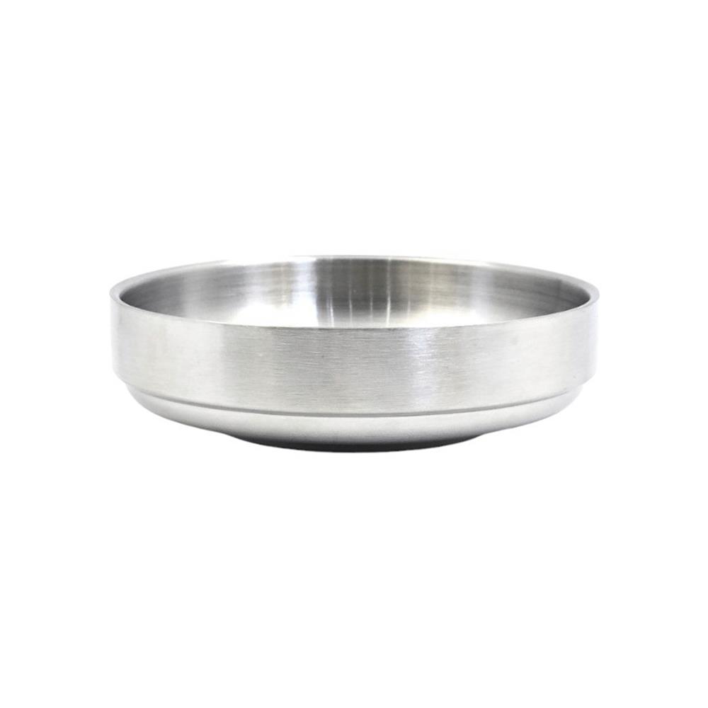 จานลึกสเตนเลส 6 นิ้ว FOFO KOREA สีเงิน