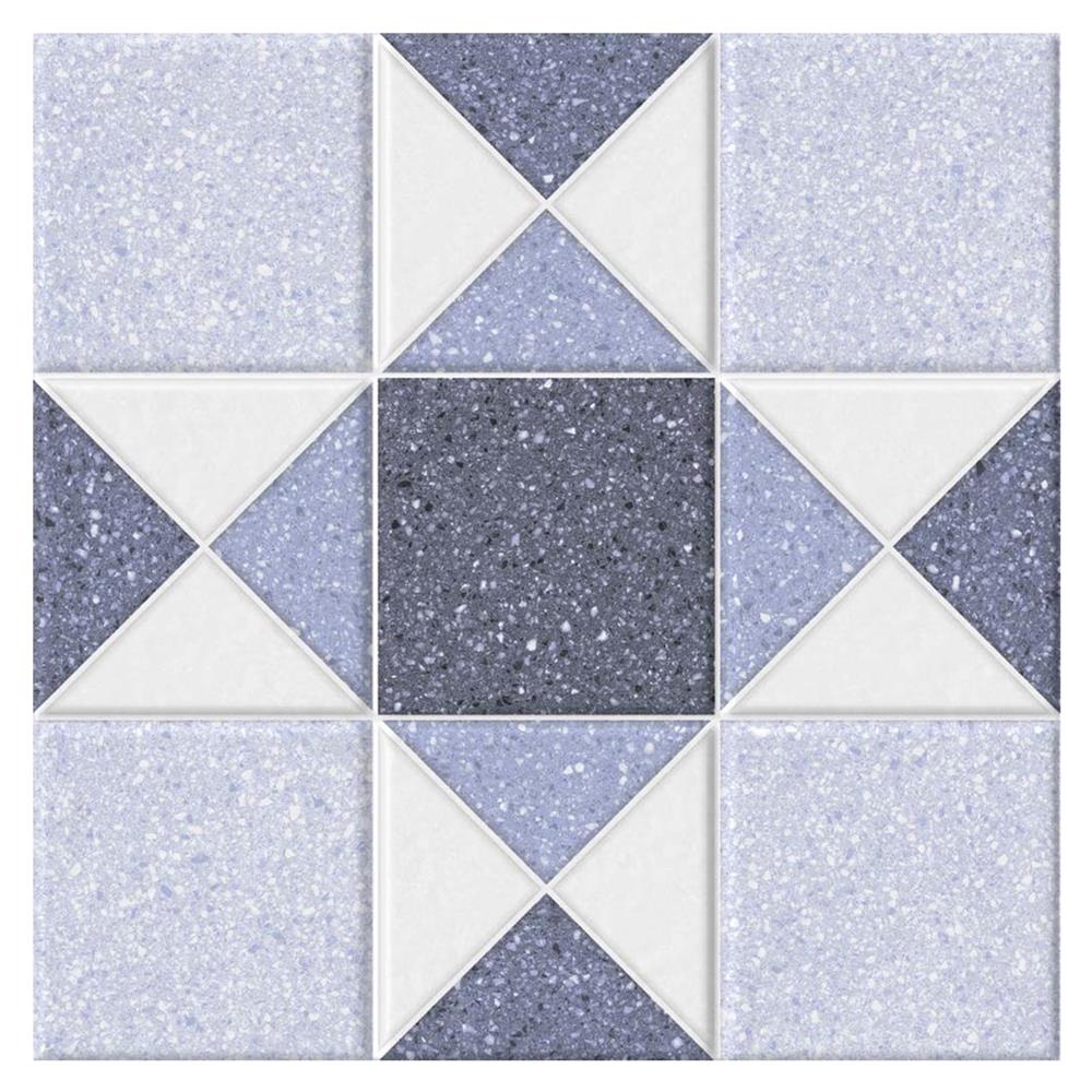 กระเบื้องพื้น 12x12 นิ้ว TARA ร็อคสแควร์ ฟ้า PM 1 ตร.ม.