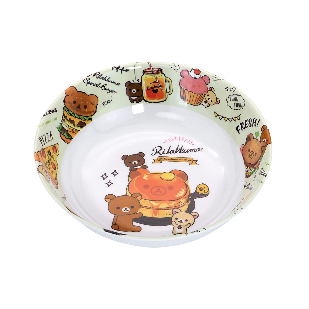 ชามเมลามีน 7.5 นิ้ว SUPERWARE RILAKKUMA HAPPY FOOD
