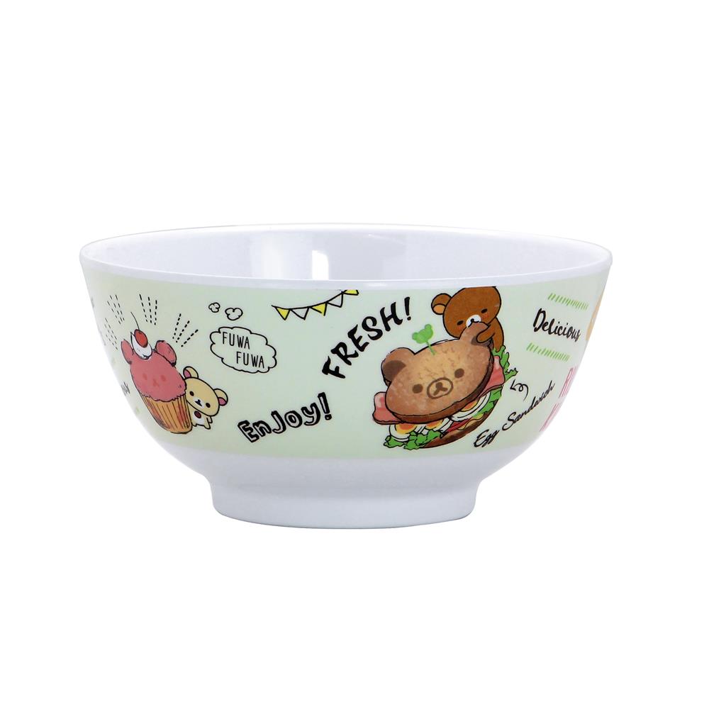 ชามเมลามีน 6 นิ้ว SUPERWARE RILAKKUMA HAPPY FOOD