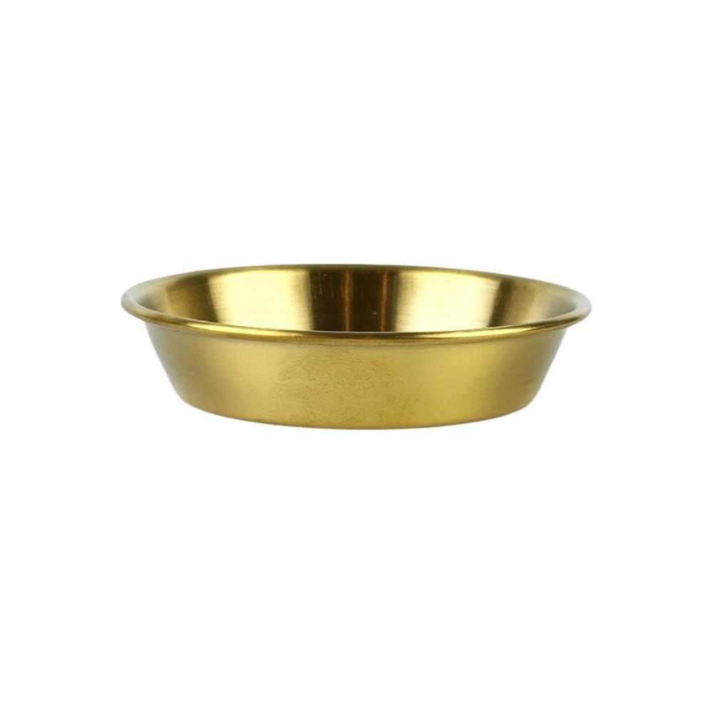 จานลึกสเตนเลส 4 นิ้ว FOFO KOREA สีทอง