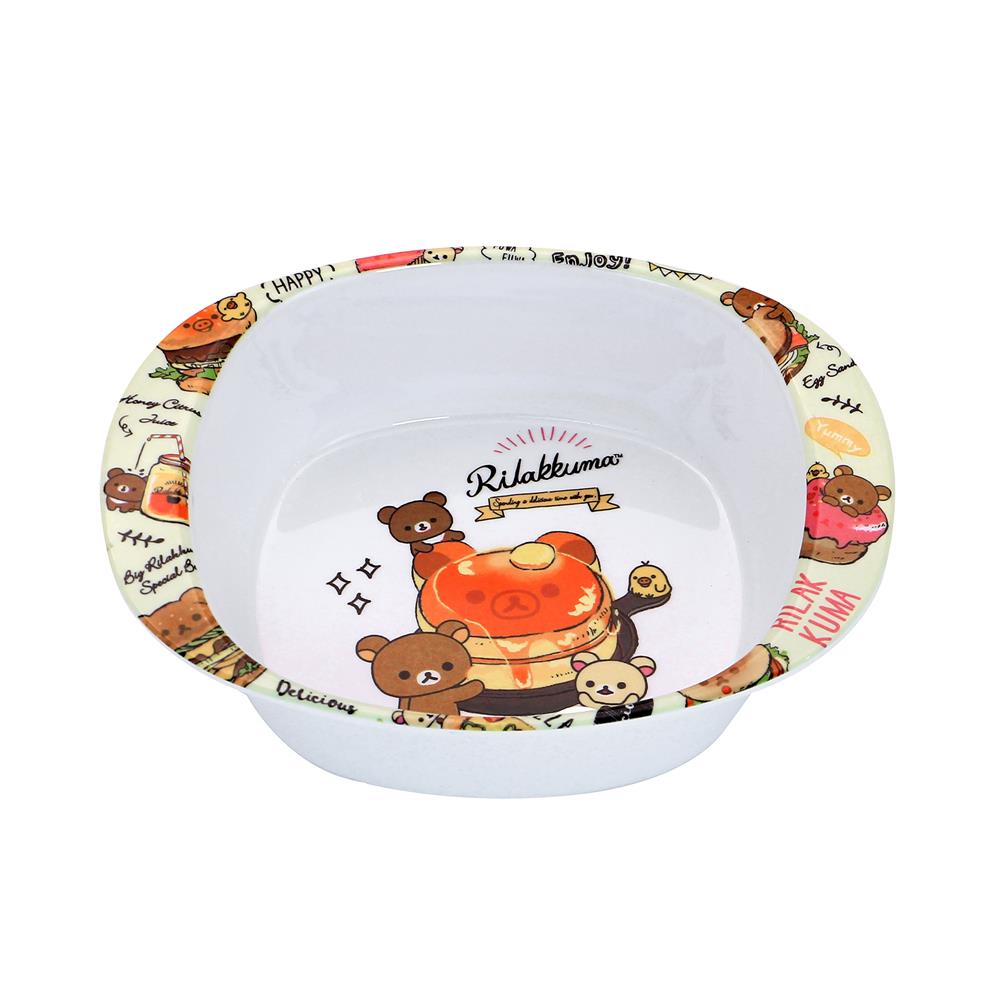 ชามเมลามีน 2 หู 6 นิ้ว SUPERWARE RILAKKUMA HAPPY FOOD