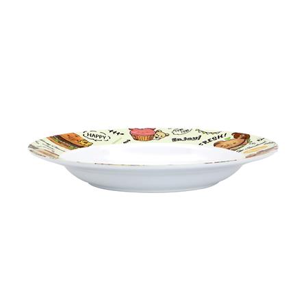 จานเมลามีนลึก 9 นิ้ว SUPERWARE RILAKKUMA HAPPY FOOD_0