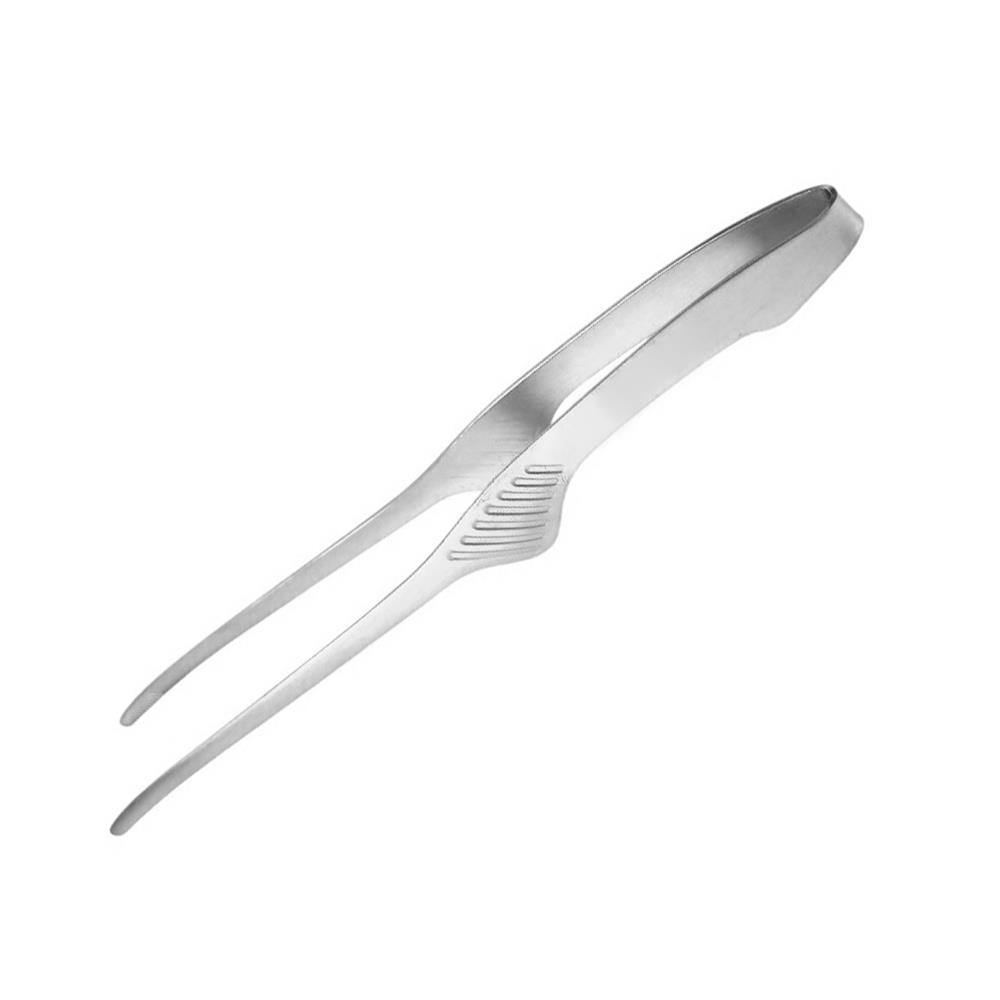 ที่คีบสเตนเลสหัวแหลม 24 ซม. FOFO KOREA สีเงิน