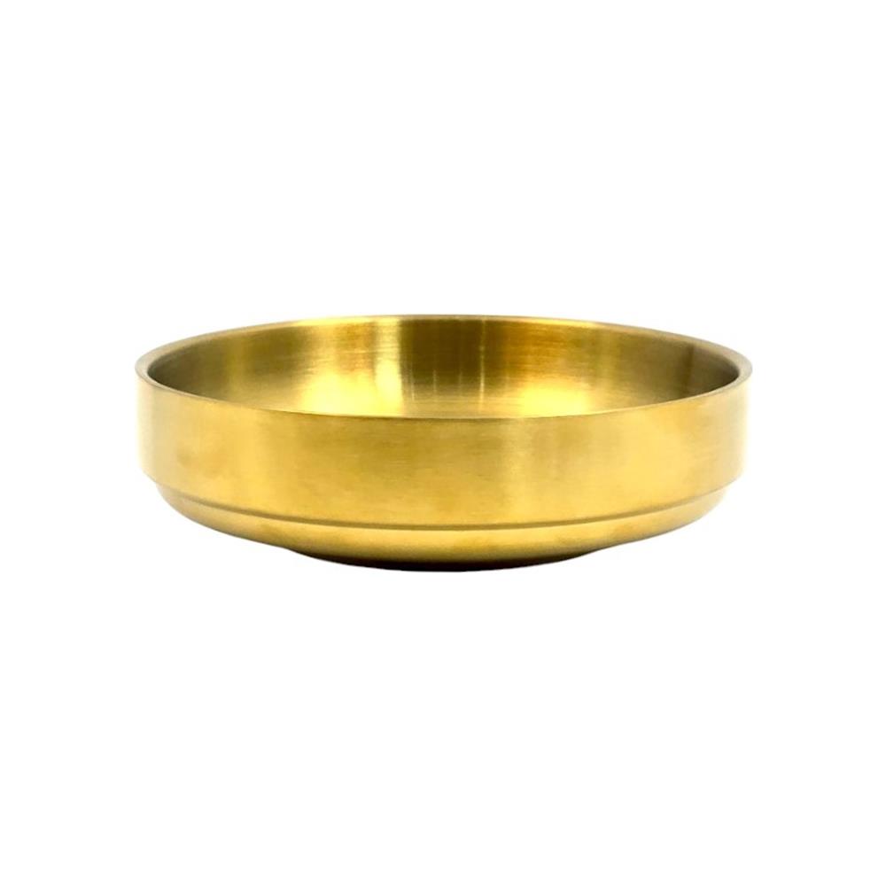 จานลึกสเตนเลส 6 นิ้ว FOFO KOREA สีทอง