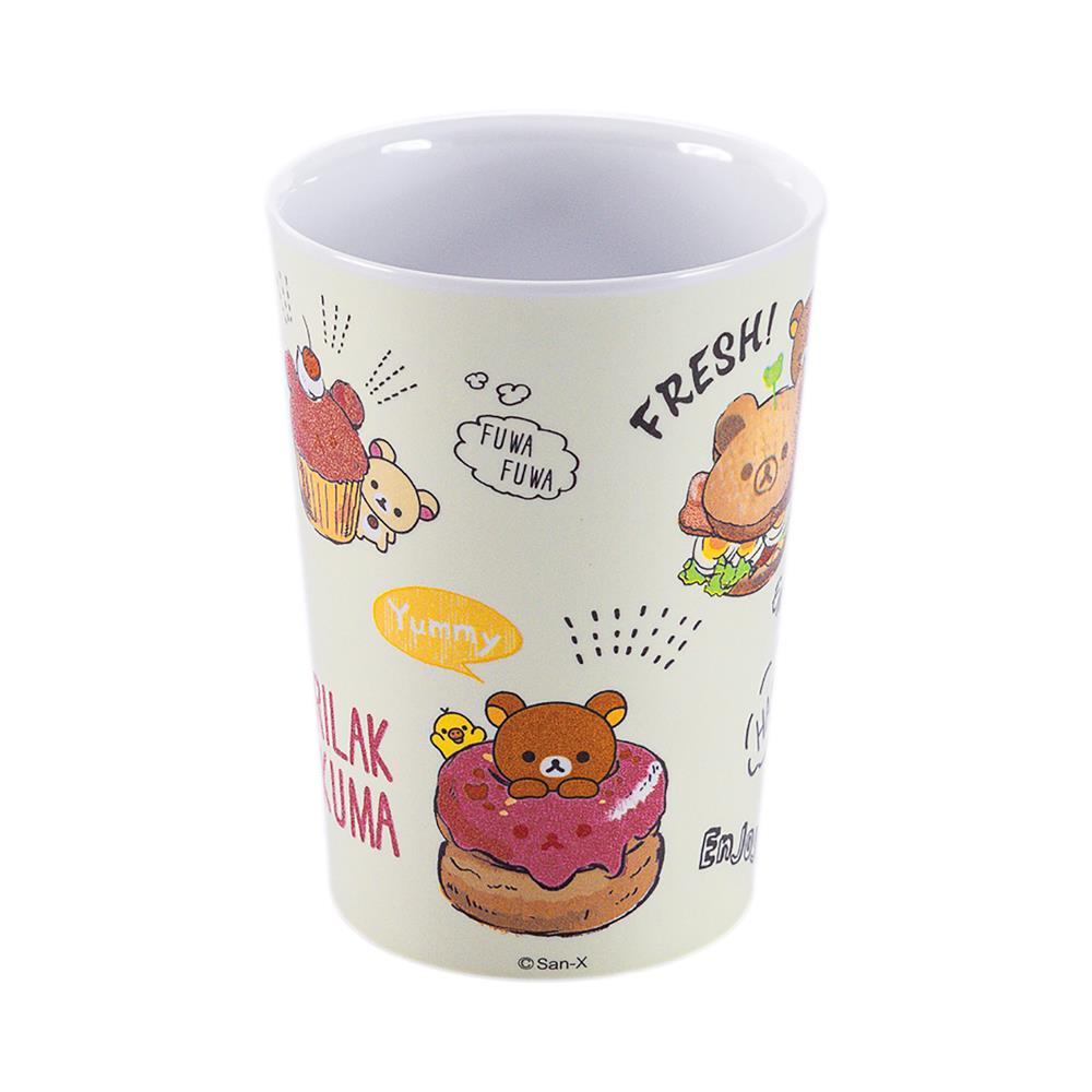 แก้วน้ำเมลามีน 400 มล. SUPERWARE RILAKKUMA HAPPY FOOD