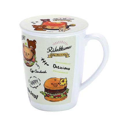 ถ้วยหูเมลามีนพร้อมฝา 450 มล. SUPERWARE RILAKKUMA HAPPY FOOD_0