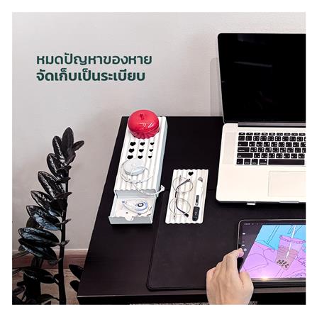 ชุดถาดใส่ของ SPACEMAKER METAL SHEET 5 ชิ้น สีเทา_3