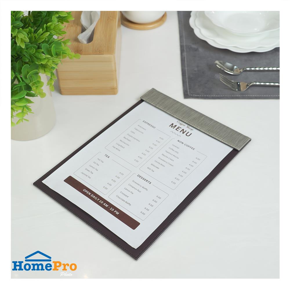 แผ่นรองเขียน A4 PVC KECH TWO TONE