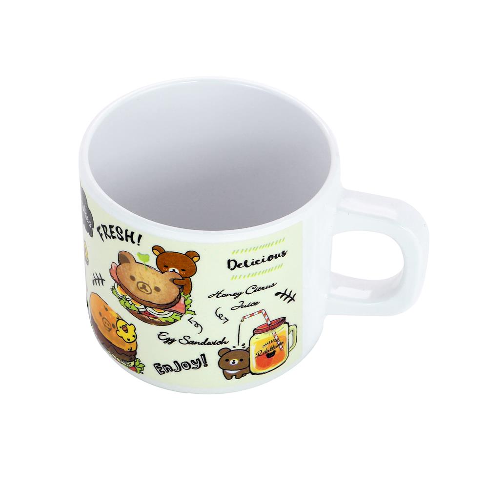 ถ้วยหูเมลามีน 300 มล. SUPERWARE RILAKKUMA HAPPY FOOD