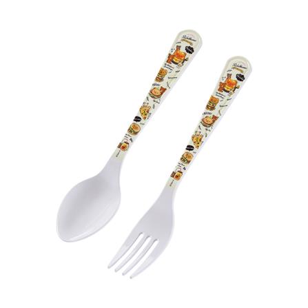 ชุดช้อนส้อมเมลามีน SUPERWARE RILAKKUMA HAPPY FOOD_1