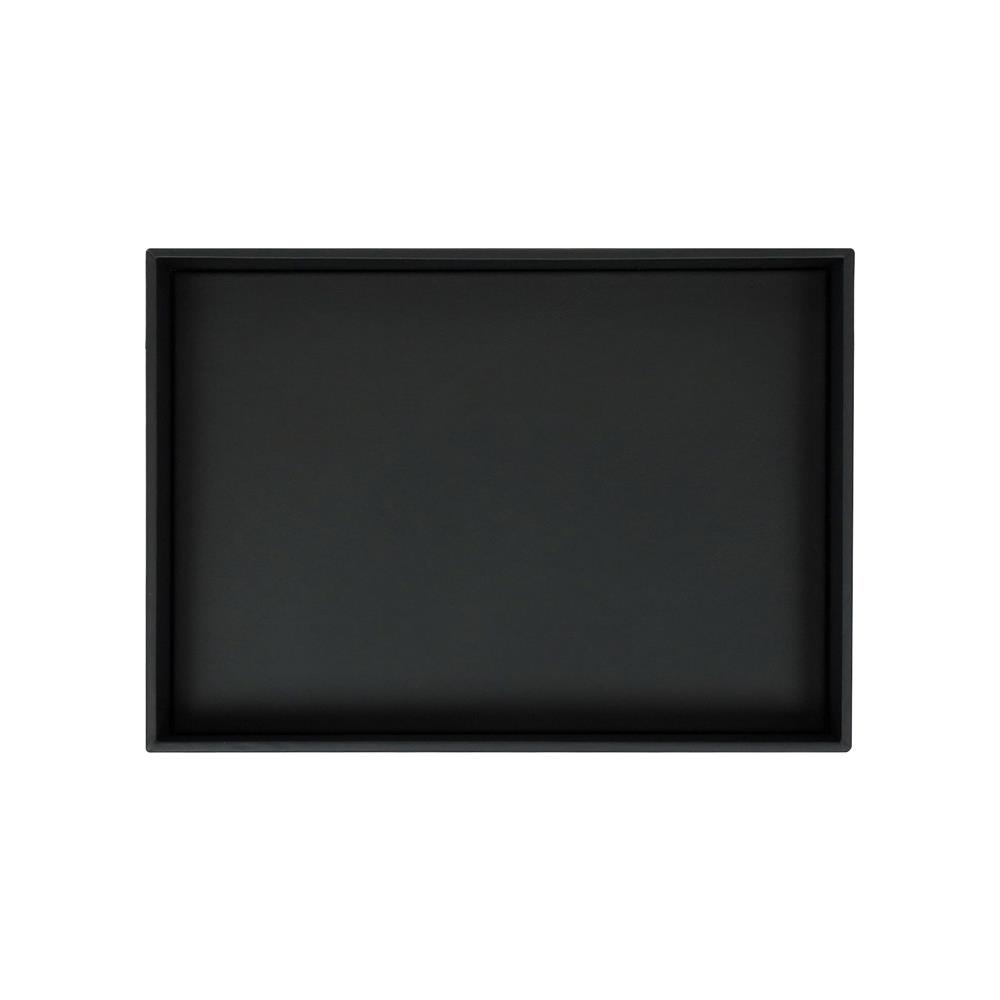 ถาด PVC KECH BASIC 35X25X3.5 ซม. สีดำ