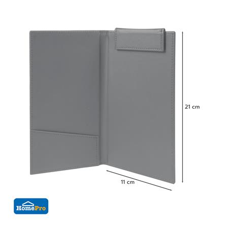 สมุดเช็คบิล PVC KECH BASIC สีเทา_5