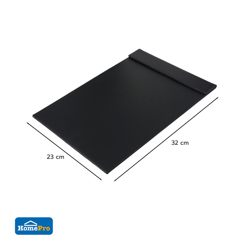 แผ่นรองเขียน A4 PVC KECH BASIC สีดำ