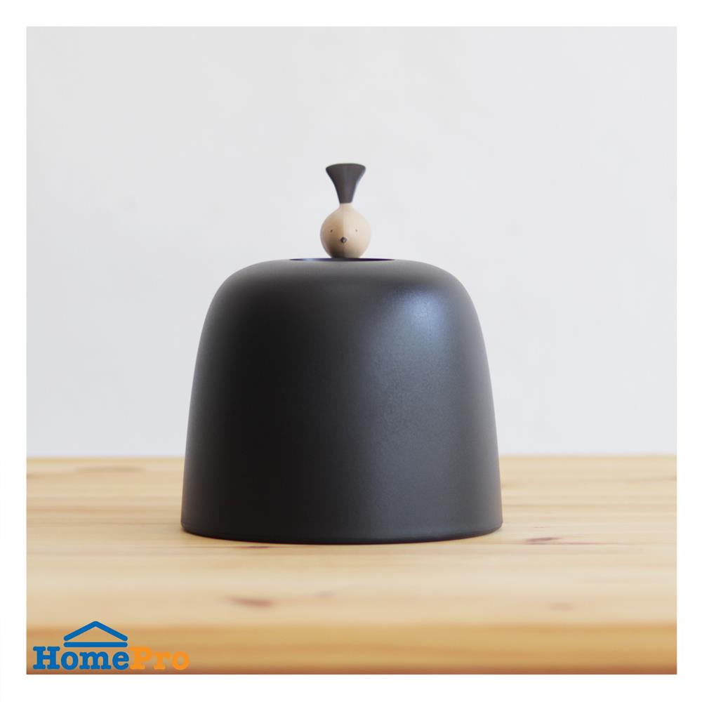 กล่องทิชชู่ม้วน MINIMAL SCULPT BIRD สีดำ