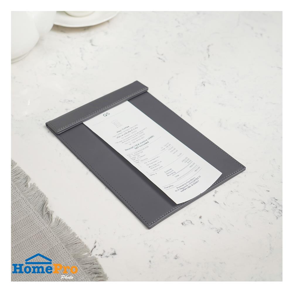 แผ่นรองเขียน A5 PVC KECH BASIC สีเทา